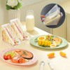 RHHGHY 2 Pcs Sandwich Boxes, Reusable Sandwich Container, Triangle Sandwich