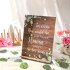 Blulu Wedding Memorial Sign Wooden Sign We Know You Would
