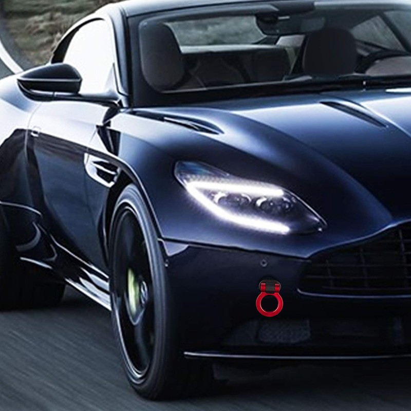 TOMALL Tow Hook Kit Red Car Decorations Sticker Car Decor