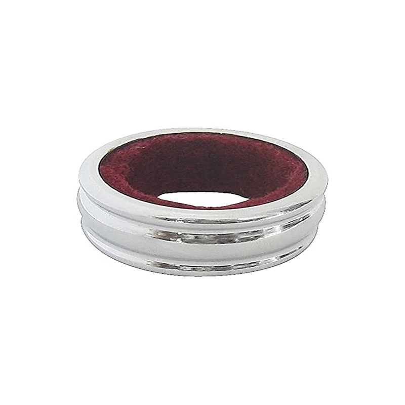 Fackelmann Wine Tropfenstopper Ring Chrome-Plated Brass