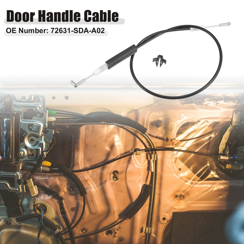 ACROPIX 72631-SDA-A02 Rear Right Inside Door Handle Cable Fit for