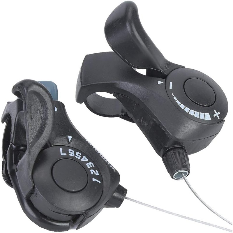 2pcs Bicycle Derailleur, 7 Speed Bicycle Thumb Shifter, Cycling Accessories,