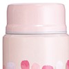 Insulated Food Jar Flower Pattern 450ML Capacity Stainless Steel Portable