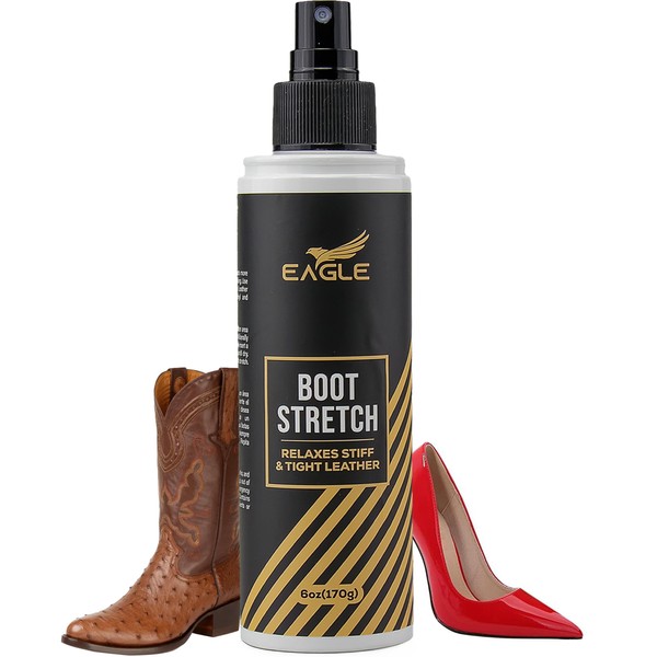 Eagle Boot Stretcher Spray(6oz) - Leather Softener for Shoes &