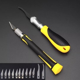 WoodCrafters Hobby Wood Carving Knives Set Tool Spoon Kit Whittling Carpenter Engrav Craft 2P