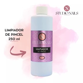 Studio Nails Líquido Limpiador Pinceles 250ml, Acrílico. Studio Nails