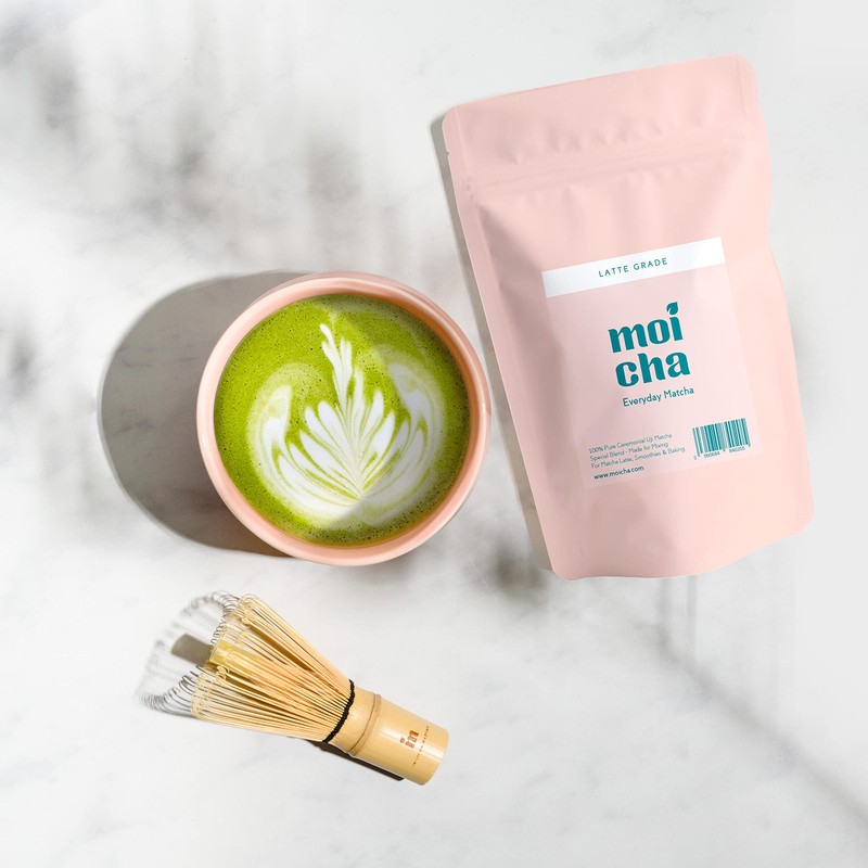 Everyday Matcha Green Tea Powder 100g by Moicha - Latte