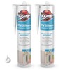 Kraken Bond White Silicone Sealant Waterproof%100-10 fl oz Cartridge, RTV