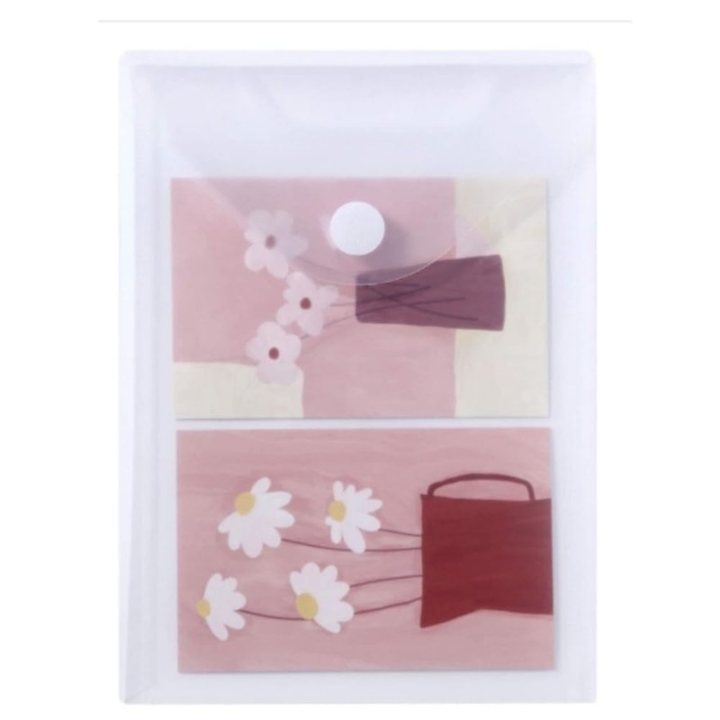 24Pcs Large Clear Plastic Envelopes Poly Envelope, Plastic Envelope Folders