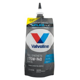 Valvoline Flexfill SAE 75W-140 Full Synthetic Gear Oil 1 QT, Case of 4