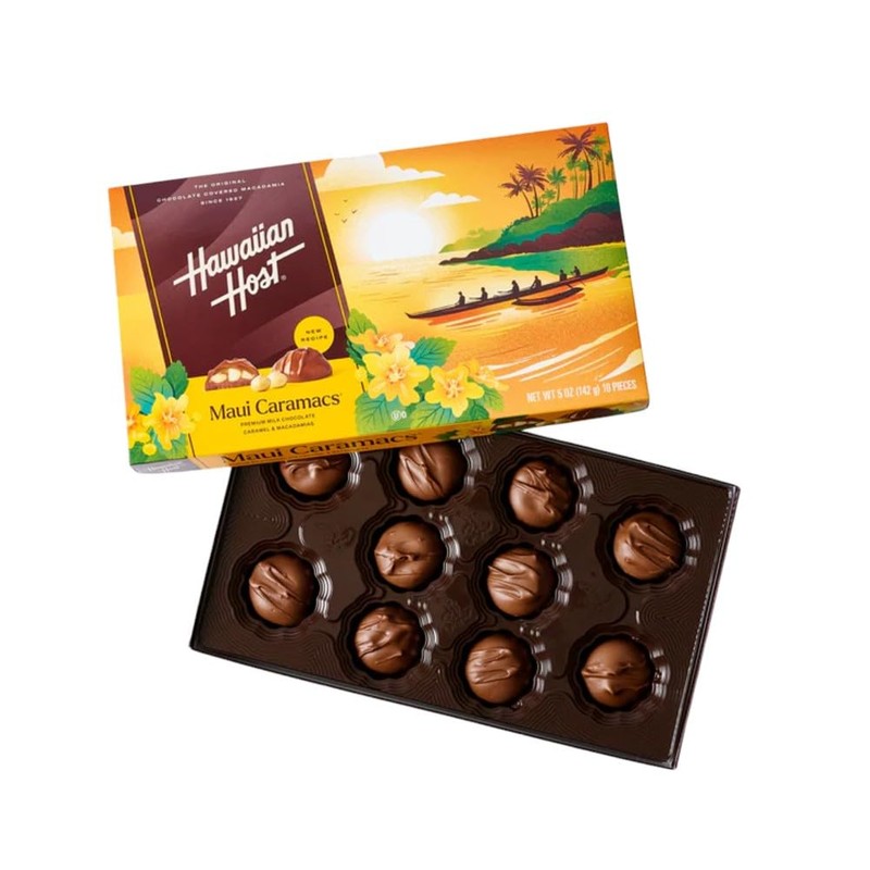 Caramac Box with Macadamia & Caramel by Hawaiian Host