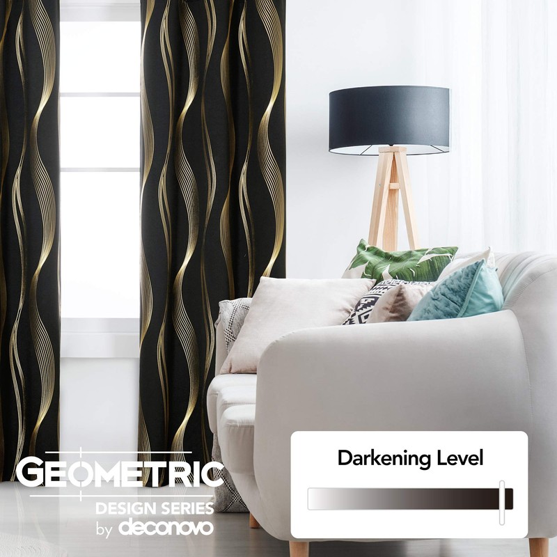 Deconovo Blackout Curtains - Thermal Insulated, Noise-Reducing Window Drapes for