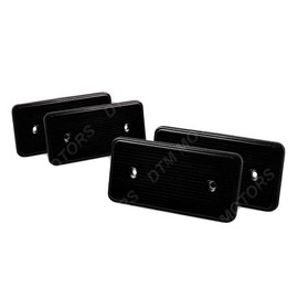 S SIZVER Smoke Lens Front+Rear Side Marker Lights Set Combo Compatible with 2002-2014 Mercedes G550 G63 W463