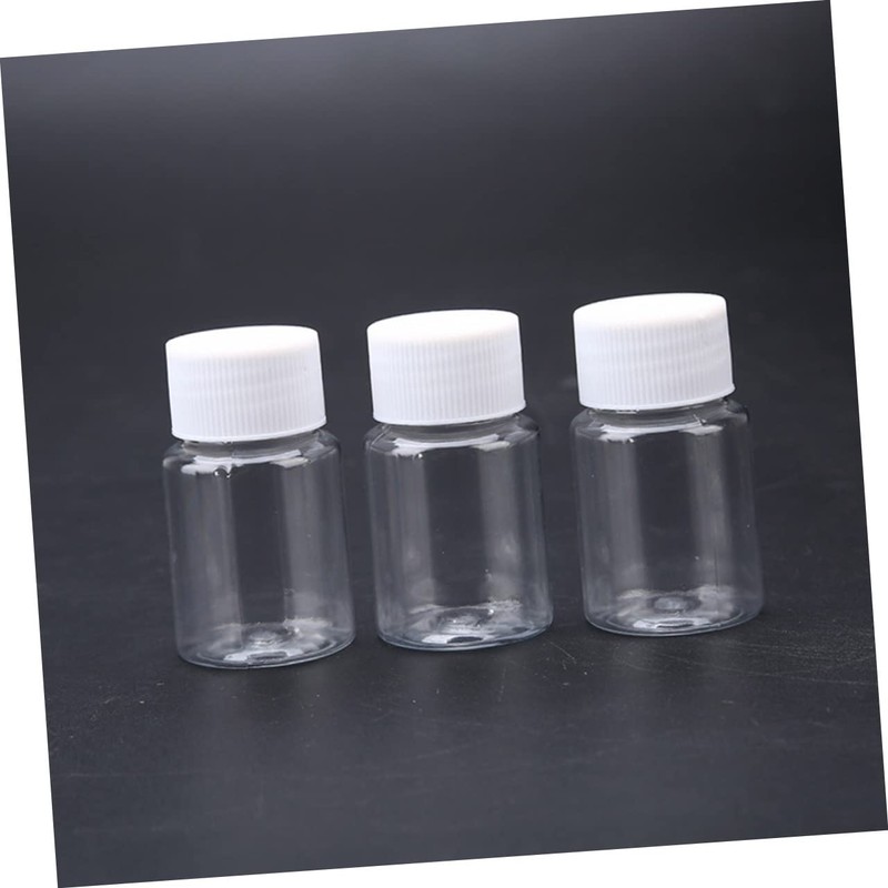 STOBAZA Decorative Plastic Bottles 50ml Travel Bottles Set Sample Jars