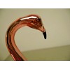 Christmas Street PINK GLASS FLAMINGO ORNAMENTS SET 6