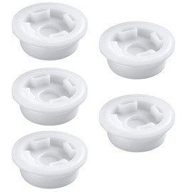 Bung Caps 2 inch Poly Plug with Gasket 5 Pieces Poly Buttress Drum Bung for 55 Gallon Plastic Drum Fine Thread