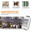 Pjerjzn Solar Panels Disconnect Switch 30A 1000VDC PV Shut Off