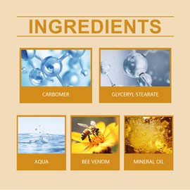 Bienengift Creme,Bienengift Anti-Falten-Creme,Anti-Falten-Feuchtigkeitscreme Bienengiftsalbe,Faltenreduzierung für Gesicht & Hals,Feuchtigkeitsspendende Hautstraffungscreme für Alle Hauttypen