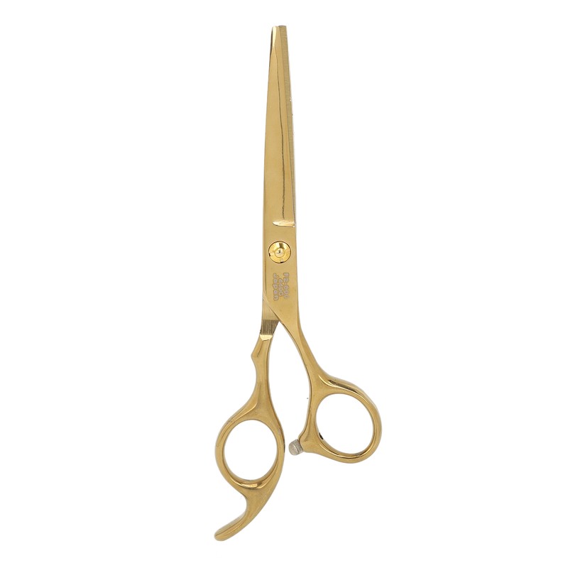 Hair Cutting Shears Stainless Steel Incisive Curved Handle Hairdressing Scissors