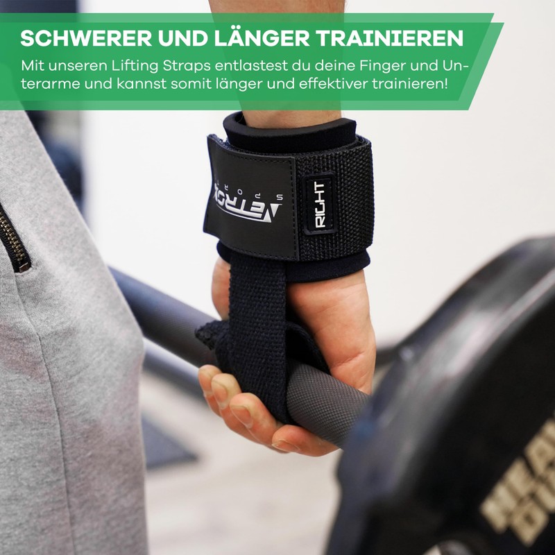 Netrox Sports® - Lifting Straps | Professional Lifting Straps with