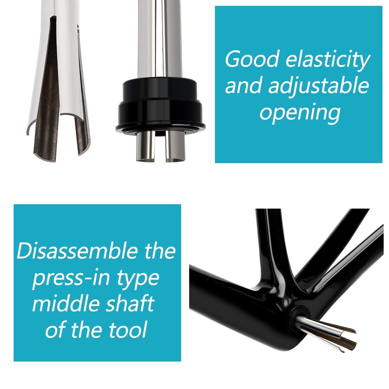 SCDZY Pressfit Bottom Bracket Removal Tool, Headset Press Tool, Headset