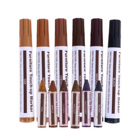Healeved Furniture Scratch Pen 12 1 Floor Repair kit Furniture Touch-up Pen Furniture Repair kit Furniture Scratch up Marker Wooden Furniture Maker Wood Grain Furniture Scratch Repair