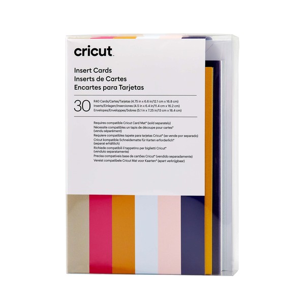 Cricut INS CRD CS MIX SENSEI SMPLR R40(30),12.1cm x 16.8cm