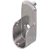 Elef 30" Polished Chrome Closet Rod Oval with End Supports