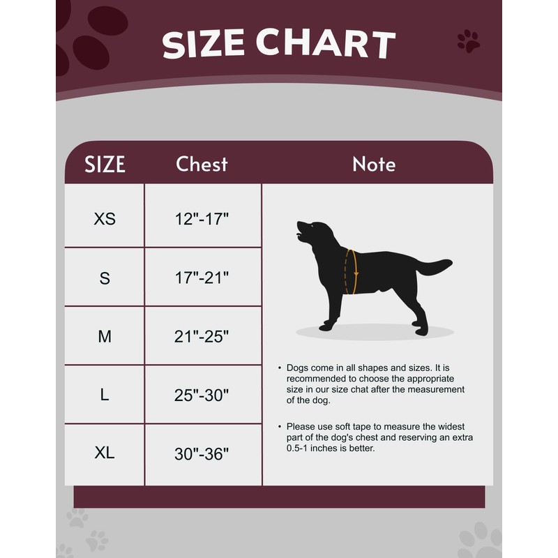 FAYOGOO Dog Harness Medium, No Pull Vest Harness with 2