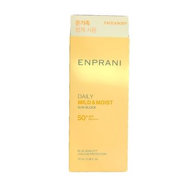 Enprani Daily Sunblock Cream SPF50+/PA++++ 70ml, 70ml, 1 piece / 엔프라니 엔프라니 데일리 선블록크림 SPF50+/PA++++70ml, 70ml, 1개