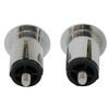 BBB CyclingScrewOn Screw End Caps for Handlebar Tape | Stainless