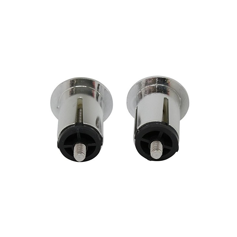 BBB CyclingScrewOn Screw End Caps for Handlebar Tape | Stainless