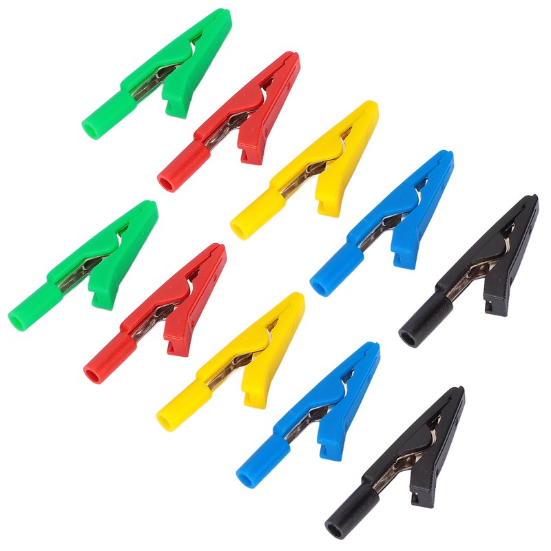 Electrical Wire Test Clips Clamps 30V‑60V Maximum10A 6mm/0.24in Open for