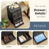 DUMOS 7 Drawer Vertical File Cabinet Mobile Filing Storage Dresser