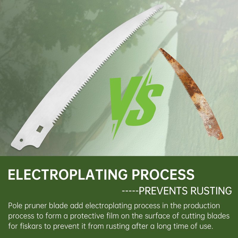 15 Inch Pole Saw Blade Replacement for Fiskars Tree Pruner,