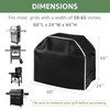 BOLUO Large 60 inch Grill Cover for Outdoor Grill Heavy