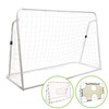 Champion Sports SG3IN1 3-in-1 Trainer Soccer Goal Set, White