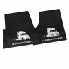 Freightliner Cascadia OEM Black Rubber Floor Mats 2Pc with Gray