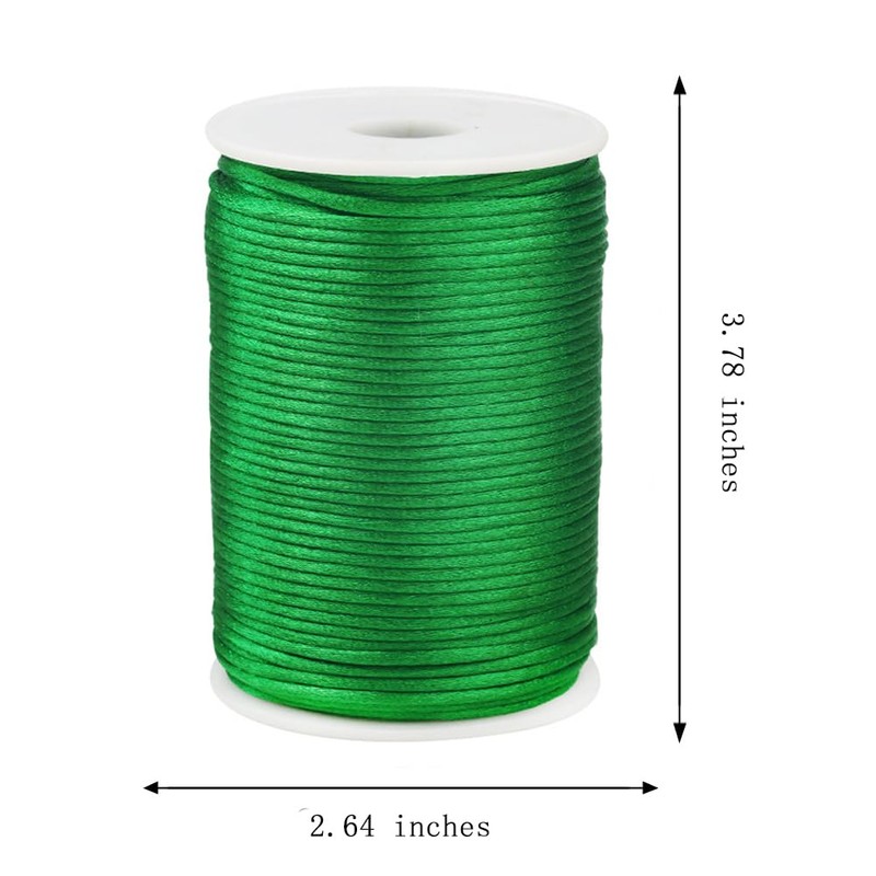 Paybous 3.0 mm x 54 Yards Nylon Satin Cord Beading