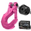 AUTMATCH Winch Hook 3/8" - Clevis Slip Hook with Safety