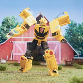 Transformers Transformers Toy EarthSpark Deluxe Class Bumblebee 12.5 cm Action Figure, Robot Toy for Children from 6