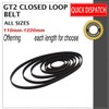 GT2 Timing Belt 1220 mm Closed Loop Synchronous 6 mm