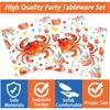 CC HOME Crab Birthday Paper Plates Napkins Starfish Shell Conch