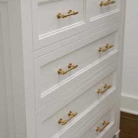 Franklin Brass Adjusta-Pull (5-Pack) Adjustable Drawer Pulls | Fits 1-3/8 to 4 Inch Hole Centers | Champagne Bronze Cabinet Handles | Fluted Edge