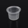 100Pcs Ink Cap for Tattoo,Mixed Ink Cups,Plastic Microblading Pigment Accessories,Makeup