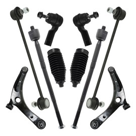 TRQ Front Steering & Suspension Kit Compatible with 11-17 Mitsubishi