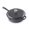 Zakarian by Dash 4.5QT Nonstick Cast Iron Deep Skillet with