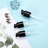 Boao 4 Pcs Replacement Foundation Pump Black Plastic Cosmetic Liquid