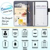 Server Book for Waitress-Leather Waitress Book Organizer with Zipper Pocket