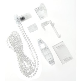 GARDINIA Design Set for EASYFIX Roller Blinds, Conversion set for gluing or clamping on, Transparent